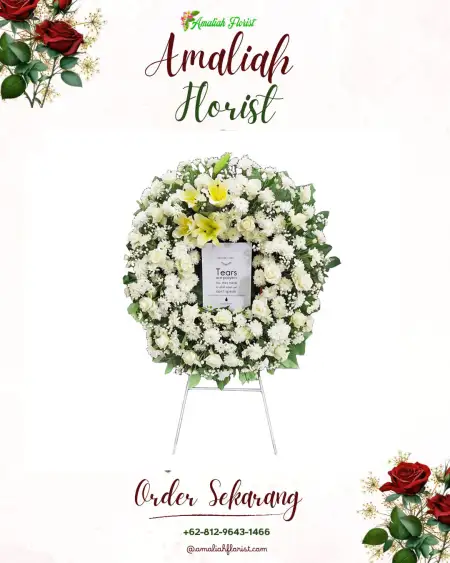 Krans Bunga Duka Pesido